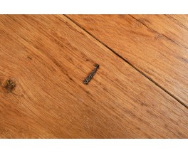 Table basse Jean Touret en chêne édition Ateliers Marolles 1960