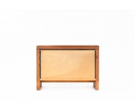 Pierre Chapo storage cabinet model R19 in elm 1980