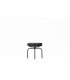 Stool model LC8 in leather Le Corbusier Charlotte Perriand edition Cassina 1970