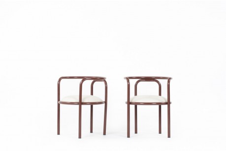 Gae Aulenti chairs Locus Solus series edition Poltronova 1964 set of 2