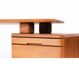 Pierre Chapo desk model B40 in beech and elm 1980