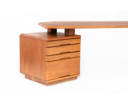 Pierre Chapo desk model B40 in beech and elm 1980