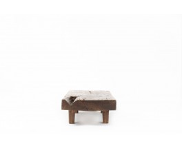 Rectangular coffee table in teak 1960