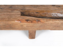 Rectangular coffee table in teak 1960