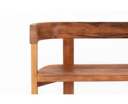 Pierre Chapo bench model S35 large model in elm 1980