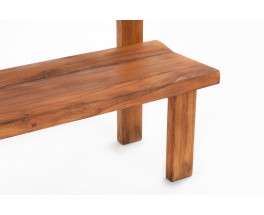 Pierre Chapo bench model S35 large model in elm 1980