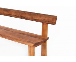 Pierre Chapo bench model S35 large model in elm 1980