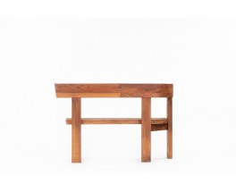 Pierre Chapo bench model S35 in elm small model 1980