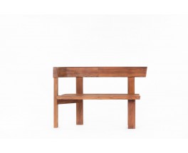 Pierre Chapo bench model S35 in elm small model 1980