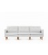 Michel Mortier sofa model Teckel edition Steiner 1950