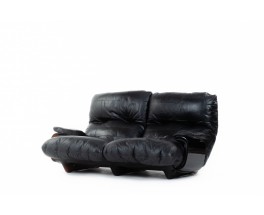 Michel Ducaroy sofa model Marsala in leather edition Ligne Roset 1970