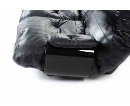 Michel Ducaroy sofa model Marsala in leather edition Ligne Roset 1970