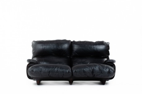 Canapé Michel Ducaroy modèle Marsala en cuir édition Ligne Roset 1970
