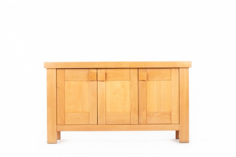 Storage cabinet in elm by Maison Regain 1980