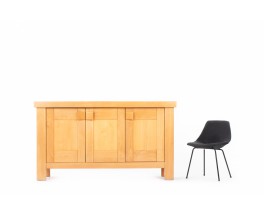 Storage cabinet in elm by Maison Regain 1980