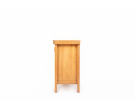 Storage cabinet in elm by Maison Regain 1980