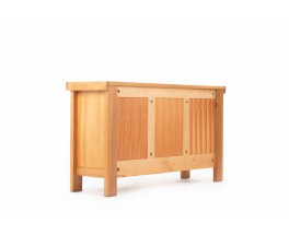 Storage cabinet in elm by Maison Regain 1980