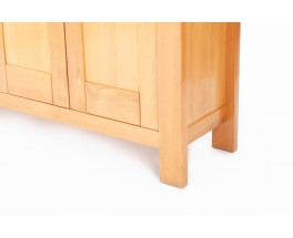 Storage cabinet in elm by Maison Regain 1980