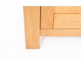 Storage cabinet in elm by Maison Regain 1980