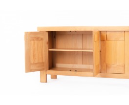 Storage cabinet in elm by Maison Regain 1980