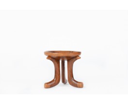 Jimma monoxyl wooden stool Ethiopia 1960