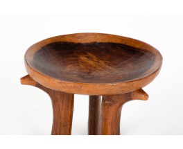 Jimma monoxyl wooden stool Ethiopia 1960