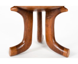 Jimma monoxyl wooden stool Ethiopia 1960