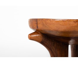 Jimma monoxyl wooden stool Ethiopia 1960