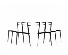 Eric Raffy chairs model Cosmos edition Soca 1989 set of 6