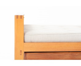 Pierre Chapo daybed model L03 in elm 1980