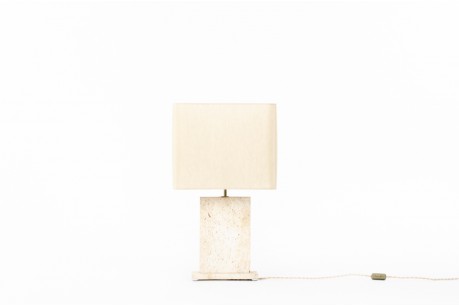 Lamp in travertine 1970