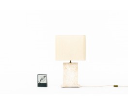 Lamp in travertine 1970