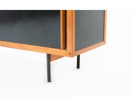 Andre Sornay chest of drawer in mahogany and lacquer 1960