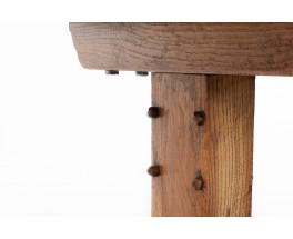 Monastery console table in oak 1900