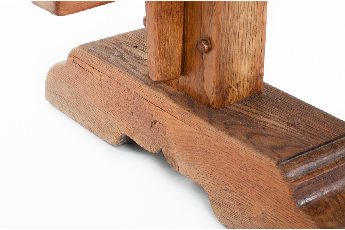 Monastery console table in oak 1900