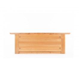 Luigi Gorgoni sideboard in elm edition Roche Bobois 1980