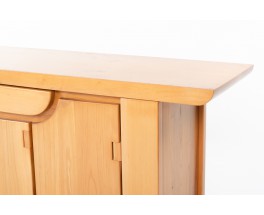 Luigi Gorgoni sideboard in elm edition Roche Bobois 1980