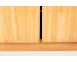 Luigi Gorgoni sideboard in elm edition Roche Bobois 1980