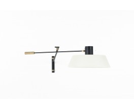 Wall lamp with counterweight in brass and metal edition Lunel 1950