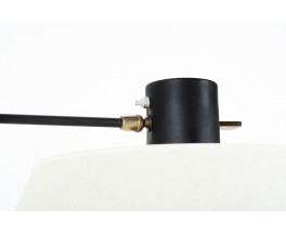 Wall lamp with counterweight in brass and metal edition Lunel 1950