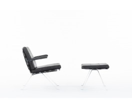 Olivier Mourgue low chair with footrest model Joker edition Airborne 1970