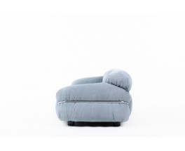 Gianfranco Frattini sofa model Sesann in suede edition Cassina 1970