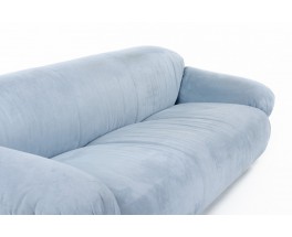 Gianfranco Frattini sofa model Sesann in suede edition Cassina 1970