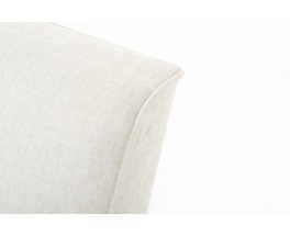 Adrien Audoux & Frida Minet armchair beech and beige linen édition Vibo Vesoul 1940