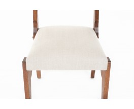 Guillerme and Chambron chairs in oak edition Votre Maison 1950 set of 4