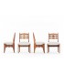 Guillerme and Chambron chairs in oak edition Votre Maison 1950 set of 4