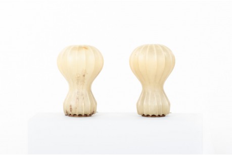 Achille and Pier Giacomo Castiglioni lamps model Gatto Piccolo edition Flos 1960 set of 2