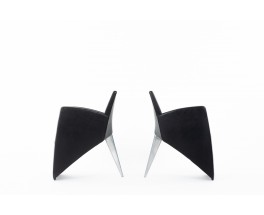 Philippe Starck armchairs model J collection Lang edition Driade 1987 set of 2