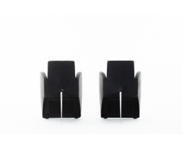 Philippe Starck armchairs model J collection Lang edition Driade 1987 set of 2