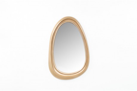 Miroir forme libre Grand Modèle Doré Design Italien 1970